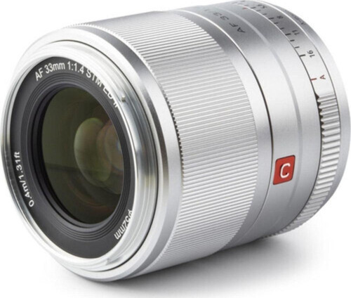 Af 33 Mm F/1.4 Xf For Fujifilm Silver Lens