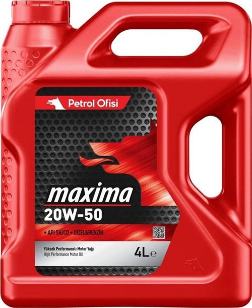 Maxima 20w-50 Benzinli Motor Yağı 4 L