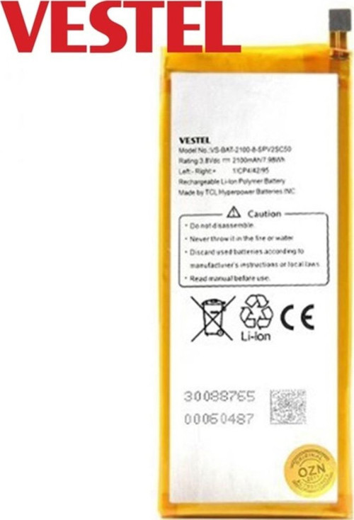 Vestel Venüs V3 5070 Pil Batarya 1700 Mah