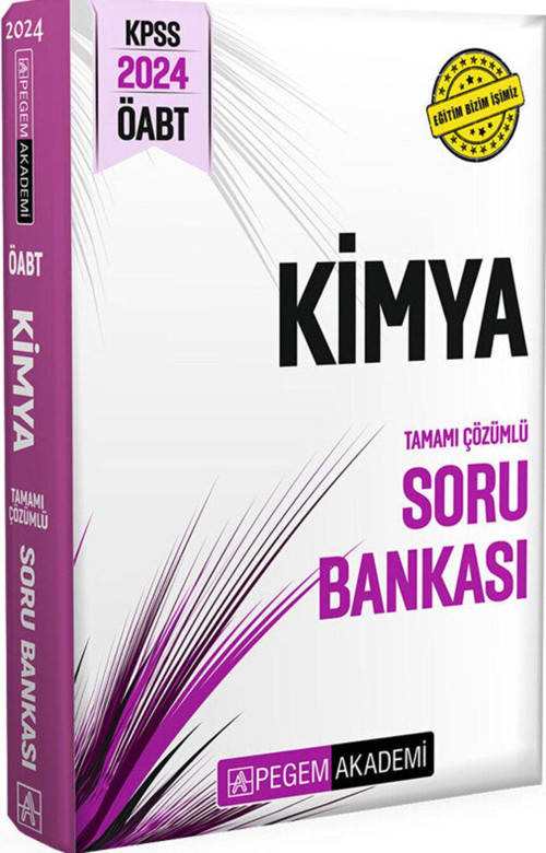 2024 KPSS ÖABT Kimya Tamamı Çözümlü Soru Bankası