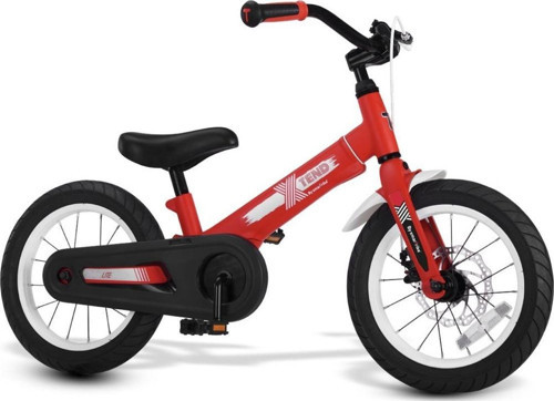 Xtend 3'ü 1 Arada Büyüyen Çocuk Bisikleti, 3-7 Yaş için Dengeden Pedala Eğitim Bisikleti - Red