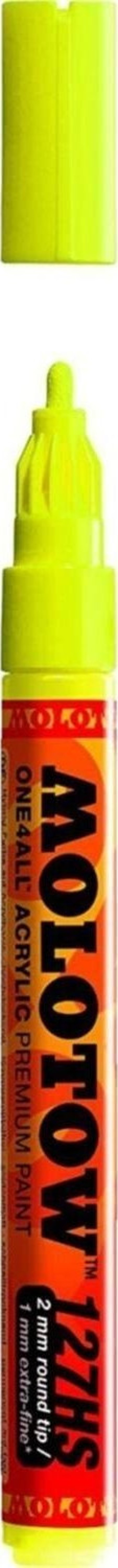 127Hs One4All Akrilik Marker Kalem 2 Mm Fluorescent Yellow 220