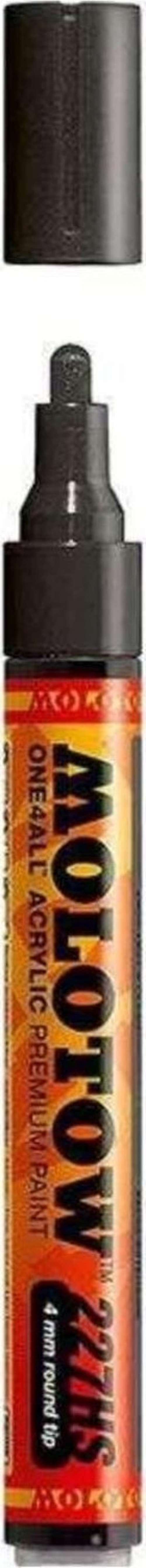 227Hs One4All Akrilik Marker Kalem 4 Mm Signal Black 180