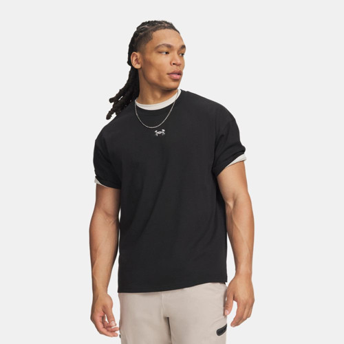 Ua M Hwt Metal Logo Ss Erkek T-Shirt 6013618-008