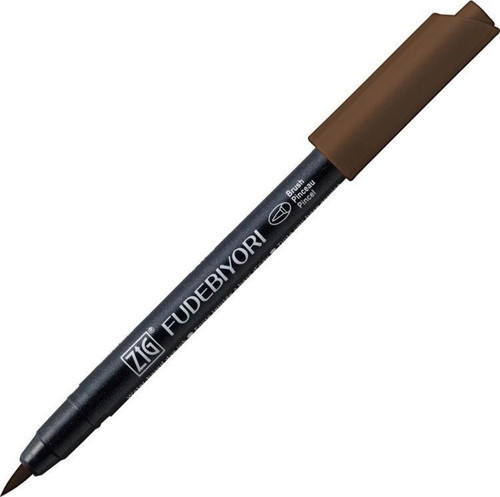 Fudebiyori Brush Pen Fırça Uçlu Kalem 62 DARK BROWN