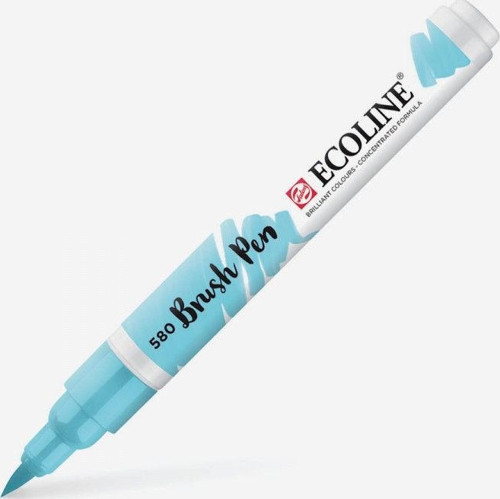 Ecoline Brush Pen Fırça Uçlu Kalem 580 Pastel Blue