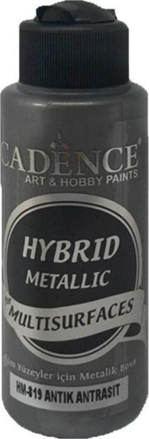 Hybrid Multisurface Metalik Boya 120 ml. HM-819 ANTİK ANTRASİT
