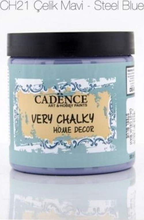 Very Chalky Home Decor Mobilya Boyası 500 ml. CH-21 ÇELİK MAVİ