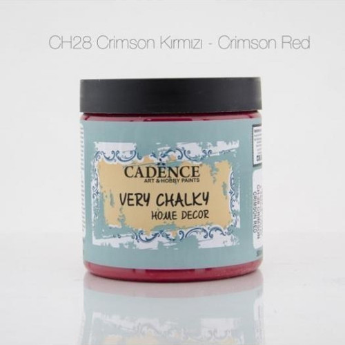 Very Chalky Home Decor Mobilya Boyası 500 ml. CH-28 CRIMSON KIRMIZI