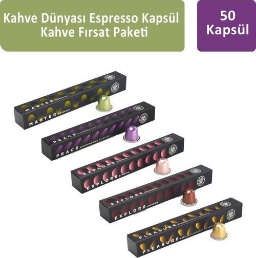 Espresso Kapsül Fırsat Paketi 50 Kapsül