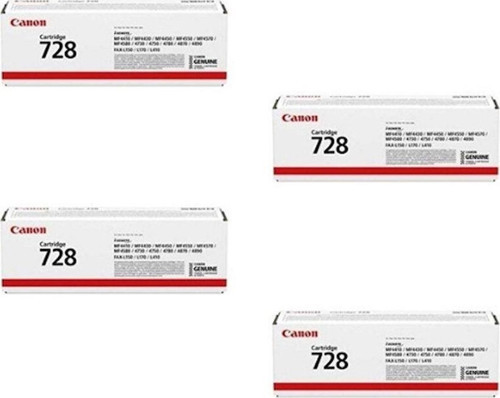CRG-728 Orjinal Toner 4'LÜ Avantaj Paket MF-4550d