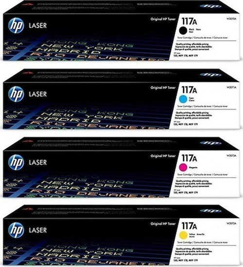 (117A) W2070A / W2071A / W2072A / W2073A Orjinal Toner Takımı 4ZB96a
