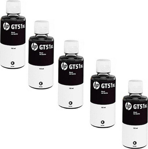 GT51XL Siyah Orjinal Mürekkep Kartuş 5'li Avantaj Paket P0R20a