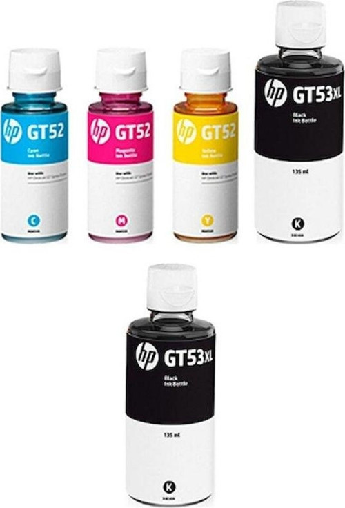 GT53XL Orjinal Mürekkep Kartuş Takımı +1 Siyah Hediyeli P0R22a