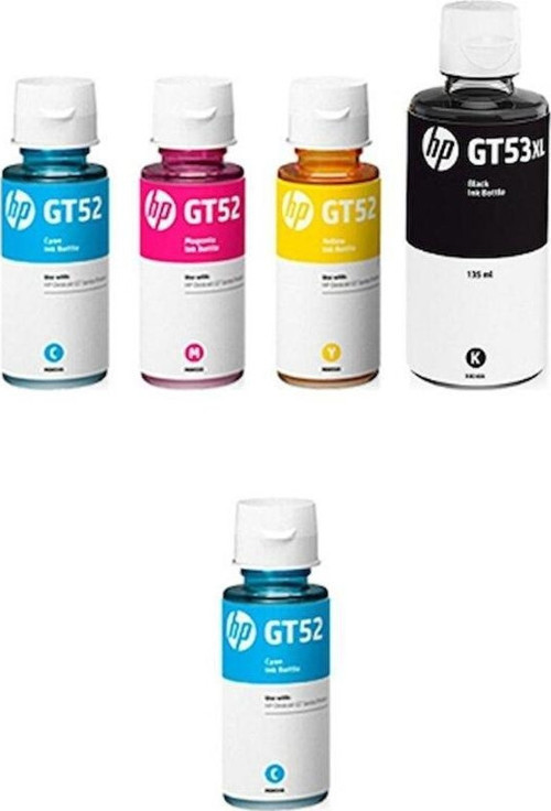 GT53XL Orjinal Mürekkep Kartuş Takımı +1 Mavi Hediyeli 515