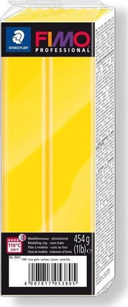 Fimo Professional Polimer Kil 454 gr. 100 Doğal Sarı