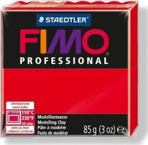 Fimo Professional Polimer Kil 85 gr. 200 Saf Kırmızı