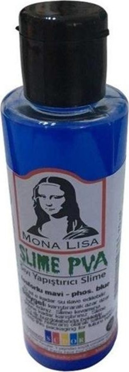Mona Lisa Slime Jeli 70 ml. FOSFORLU MAVİ