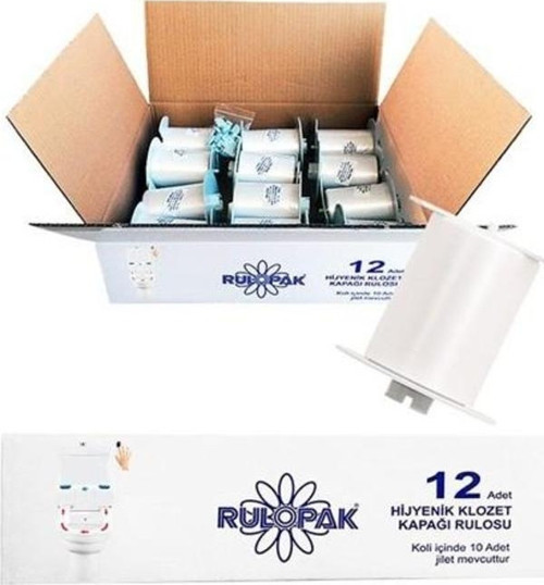 Sensörlü Hijyenik Klozet Kapağı Rulosu - 12 Adet