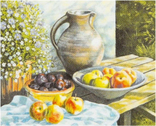Sonnet Desenli Tuval 30X40 Cm Still Life Dk13701-G