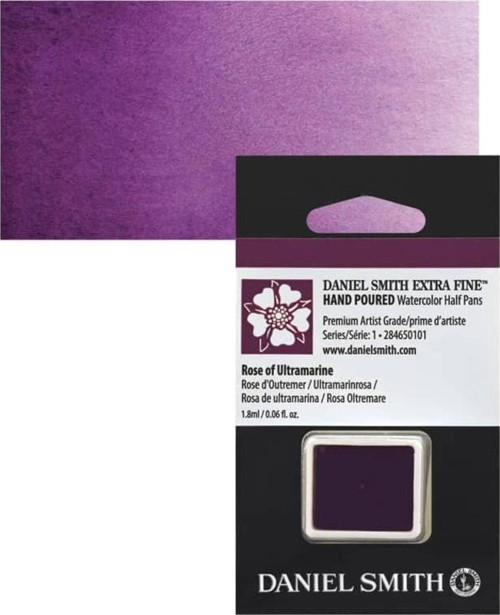 Extra Fine Yarım Tablet Sulu Boya Seri 1 Rose Of Ultramarine