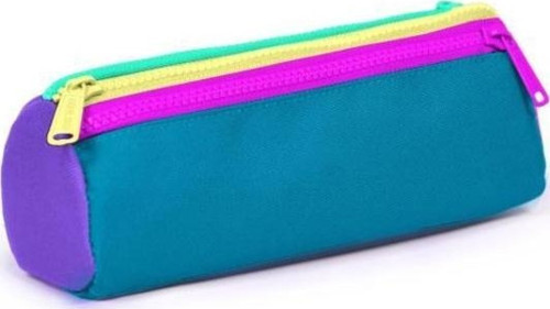Coral High Kids Pembe Pastel Renkli Üç Bölmeli Kalem Çantası 22059 3