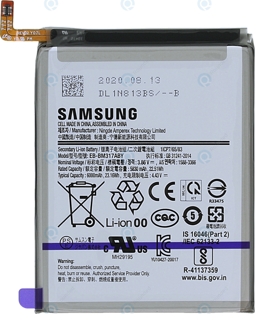 Samsung Galaxy M31s Batarya Pil SM-M317 EB-BM317ABY