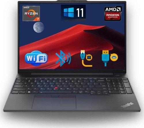 Nb E16 Thınkpad 21JT0017TX ATL25 RYZEN7-7730U 24GB 512 GB M.2 SSD O/b 16 WİN 11 PRO Taşınabilir Bilgisayar