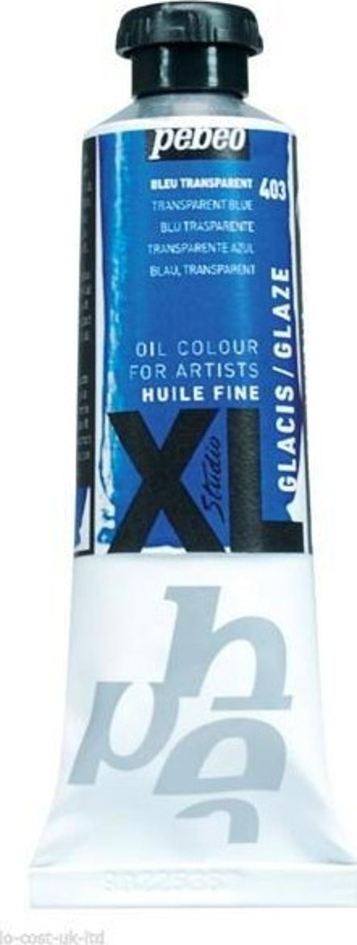 Huile Fine XL Yağlı Boya 37 ml. GLAZE (Şeffaf) 403 Blue