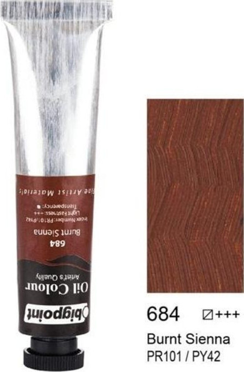 Yağlı Boya 45 ml. 684 Burnt Sienna
