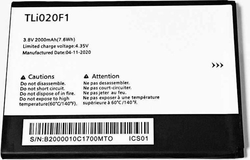Alcatel Pop Star Pixi 4 Pil Batarya 5022-5022D-5022X-TLi020F1