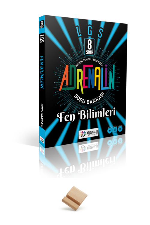 Adrenalin LGS 2027 8. Sınıf Fen Bilimleri Soru Bankası + Telefon Standı