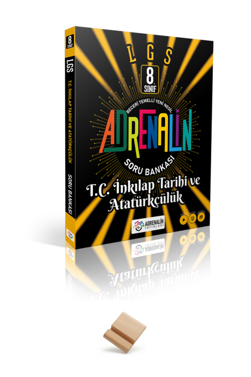 Adrenalin LGS 2027 8. Sınıf T.C. İnkılap Tarihi ve Atatürkçülük Soru Bankası + Telefon Standı