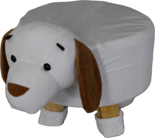 T. Concept Hayvan (Köpek) Figürlü Çocuk Pufu, Lastikli Kılıflı, Yıkanabilir
