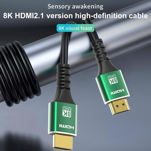 HDMI 2.1 Kablo 8k 60Hz 4K 240Hz 165Hz 144Hz 120Hz Yüksek Hızlı, HDMI Kablo Ultra HD10 Metre