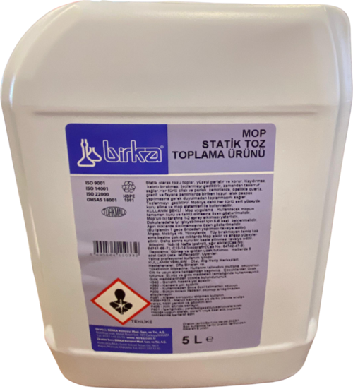 Mop Statik Toz Toplama Ürünü 5 Litre, Mobilya ve Sert Yüzeyler İçin