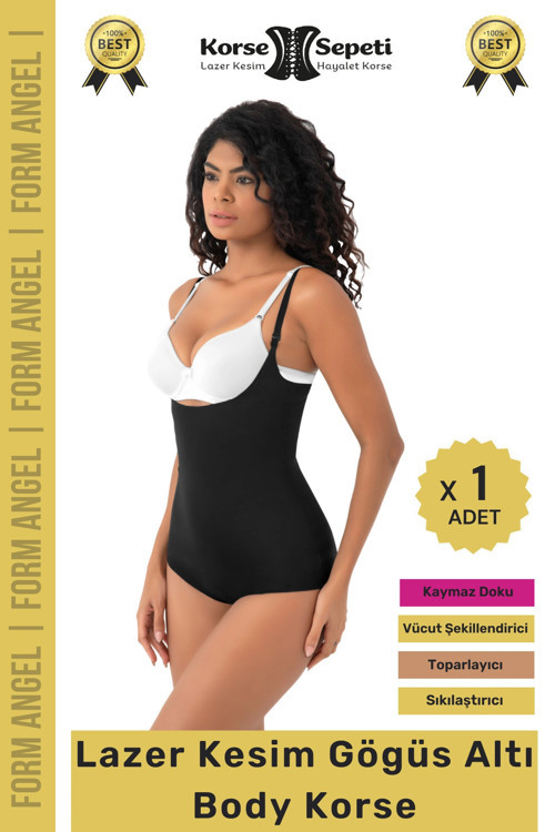 #Korse İz Yapmaz Göstermeyen Kaymaz Doku Toparlayıcı Sıkılaştıran Lazer Kesim String Korse - 1 Adet