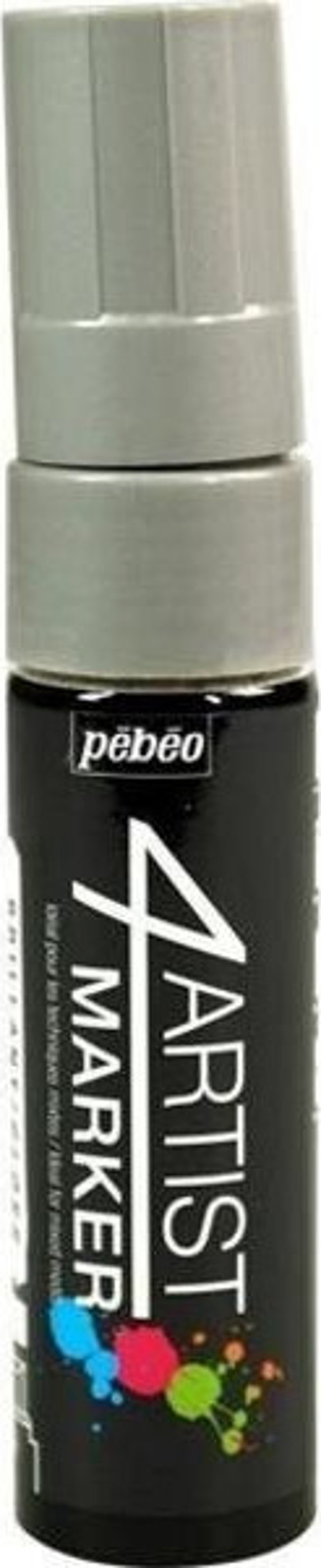 4Artist Oil Marker Yağlıboya Kalemi 15mm Kesik Uç SILVER