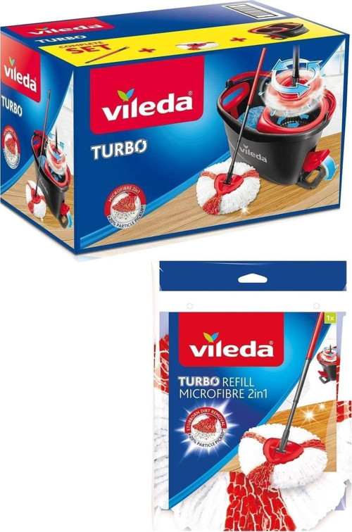 Turbo 2in1 Pedallı Temizlik Seti + Yedek Paspas