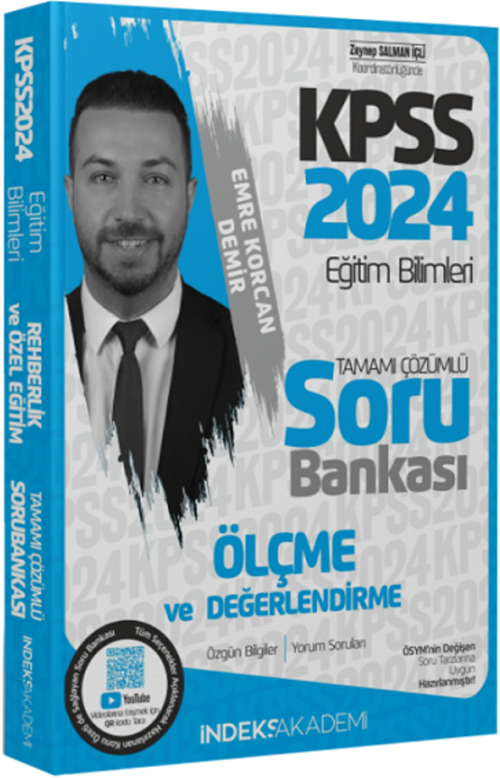 2024 KPSS Eğitim Bilimleri Ölçme ve Değerlendirme Soru Bankası Çözümlü - Emre Korcan Demir