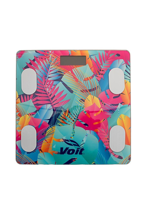 Colorful Bluetooth Baskül Dijital Akıllı Tartı Yağ Ölçer Tartı - Pil Ve Mezuro Hediyeli Tartı