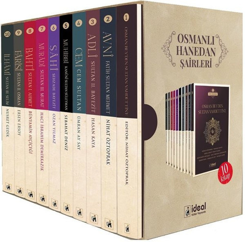 Osmanlı Hanedan Şairleri Serisi - 10 Kitap Takım Kutulu