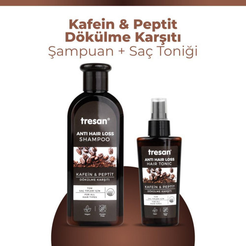 Kafein & Peptit Dökülme Karşıtı Şampuan + Saç Toniği