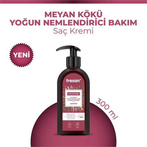 Meyan Kökü Yoğun Nemlendirici Sülfatsız Bakım Saç Kremi 300 ml