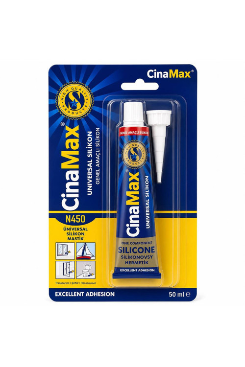 Şeffaf Silikon 50 Ml Genel Amaçlı Güçlü Yapıştırıcı Cam Banyo Lavabo Pencere Sızdırmazlık Silikonu