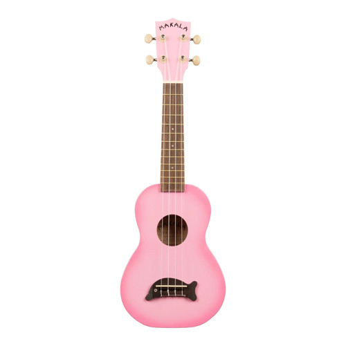 Makala Dolphin Soprano Ukulele (Pink Burst)