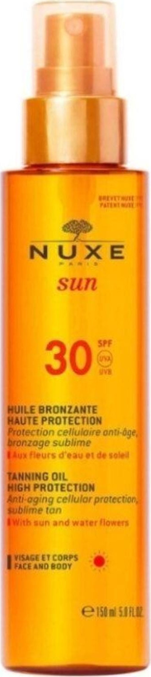 Sun Huile Bronzante Spf30 Bronzlaştırıcı Yüz Ve Vücut Yağı 150Ml