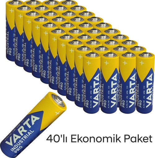 Endüstriye Pro AA Kalem Pil 40 lı Paket