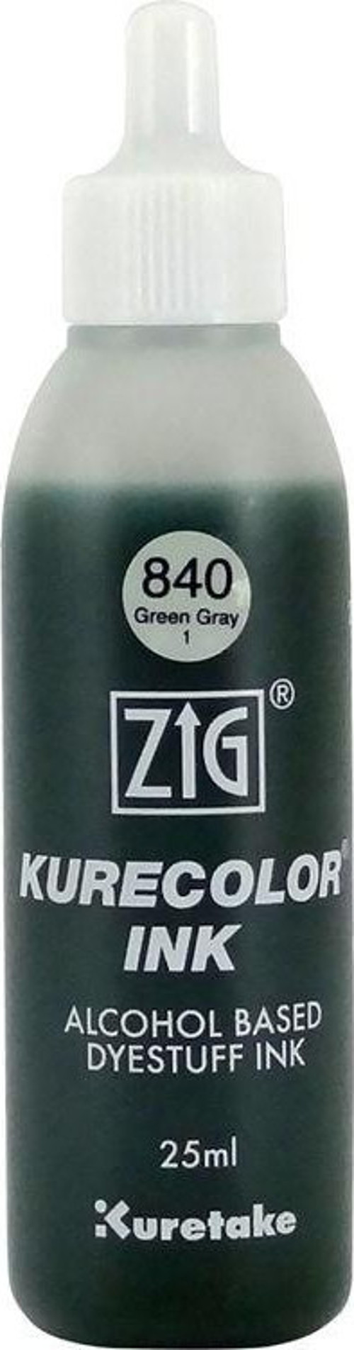 Kurecolor Ink Alkol Bazlı Mürekkep 840 GREEN GRAY 1