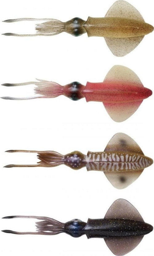 Swim Squid 12.5cm 11g Silikon Kalamar Suni Yem 3ad Brown